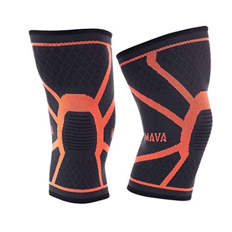 Mava Sports Knee Compression Sleeve Support For Men And Women Perfect