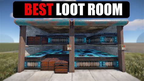 How Everyone Should Be Making Their Loot Rooms In Rust 2022 Youtube