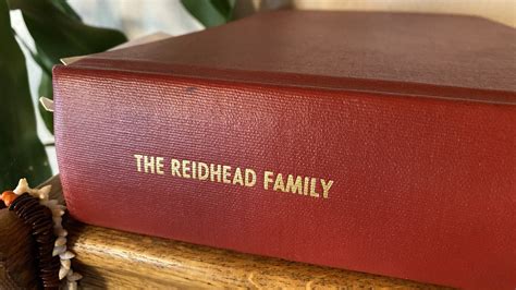 The benefits of preserving family history through a book - Reidhead ...