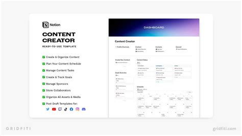 Notion Social Media Manager Template