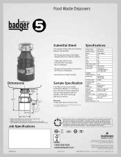 Insinkerator Badger 15ss Manual