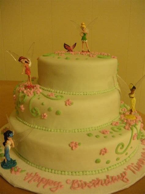 Tinkerbell Friends Cake Main Made Custom Cakes Disney Fairy Tale