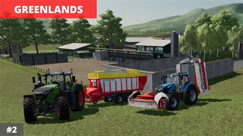 Mowing Grass And Silage Greenlands Time Lapse Farming Simulator