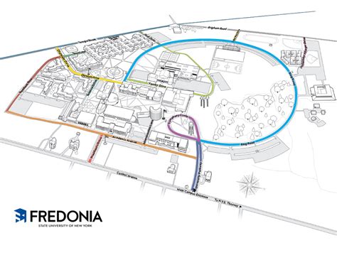 Campus Street Map | Fredonia.edu