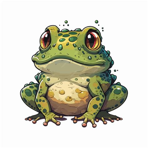 Premium Vector Vector Cute Toad Cartoon Style