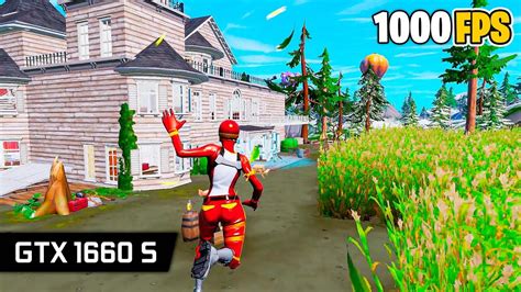 Fortnite GTX 1660 Super 6gb Low Settings 1000FPS YouTube