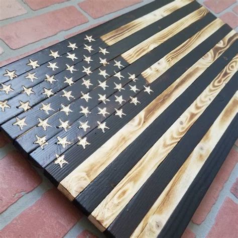 Wooden American Flag Wall Art - Etsy