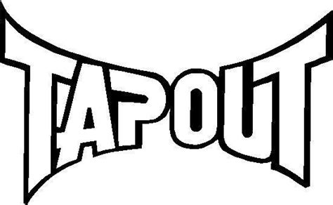 Corporate Logo Decals Tapout Decal Sticker 03