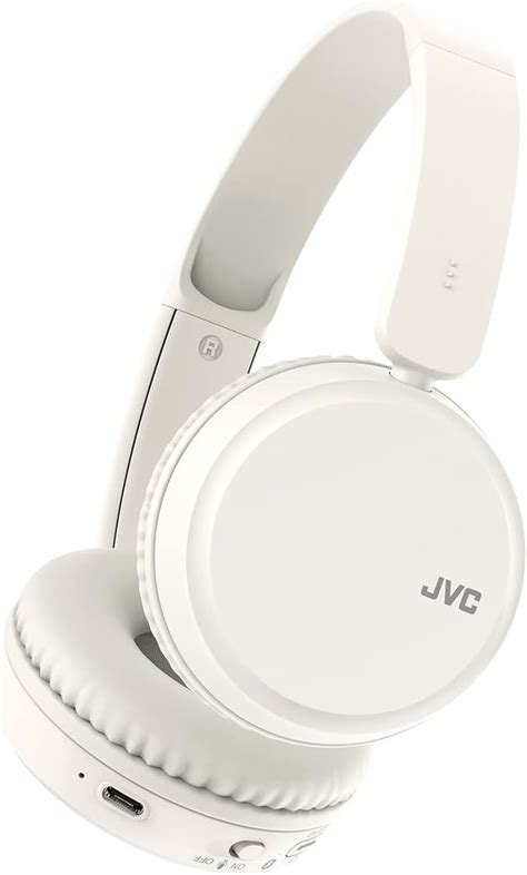 Jvc Ha Z37w W Wireless Bluetooth On Ear Headphones 35 Hours Of Wireless Listening Time Soft