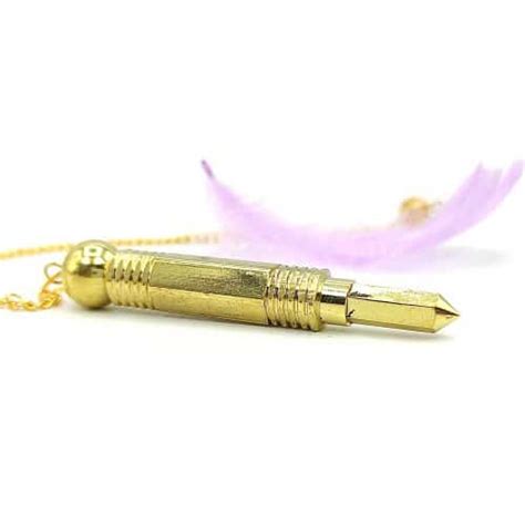 Pencil Brass Dowsing Pendulum Reiki Vastu Feng Shui Experts