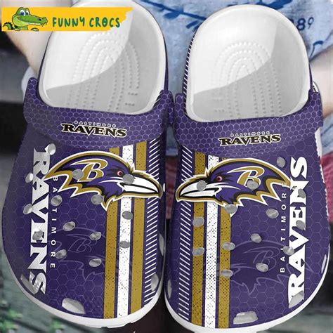 NFL Baltimore Ravens Football Crocs Clog Shoes Discover Comfort And