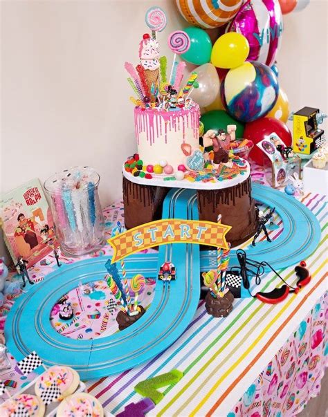 Wreck-it-Ralph Birthday Party | Kara's Party Ideas | Candy theme ...