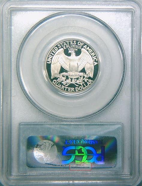 1998 S Washington Quarter Pcgs Pr69dcam Proof Deep Cameo