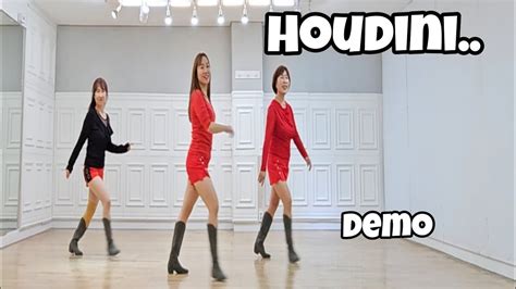 Houdini Line Dance Demo High Intermediate Neville Fitzgerald Julie