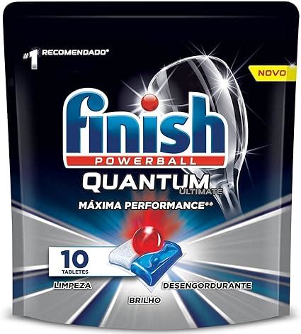 Finish Quantum Ultimate Detergente Para Lava Lou As Em Tabletes