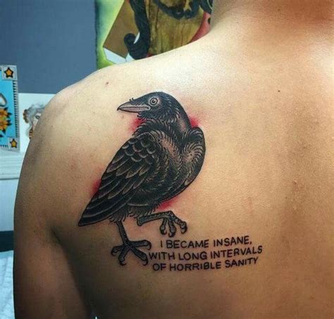 Edgar Allan Poe Edgar Allan Poe Tattos Raven Watercolor Tattoo