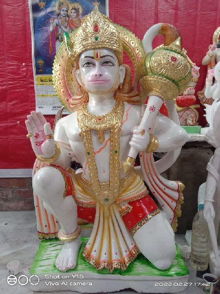 Marble Veer Hanuman Statue At Rs 5 000 Piece In Alwar Hemant Murti