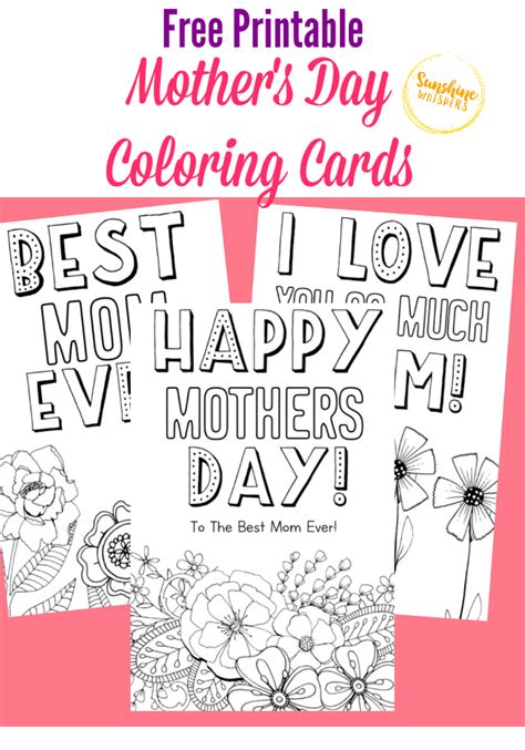 Free Printable Mothers Day