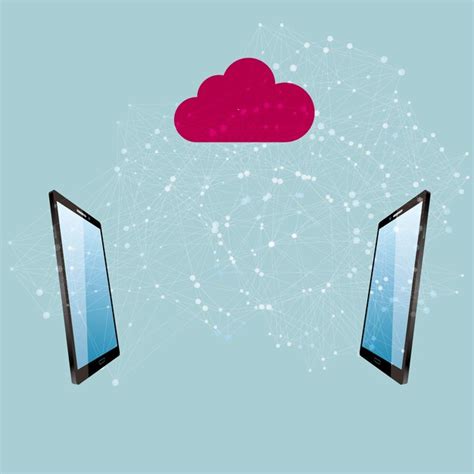 Premium Vector Cloud Computing Concept Design The Background Is Blue