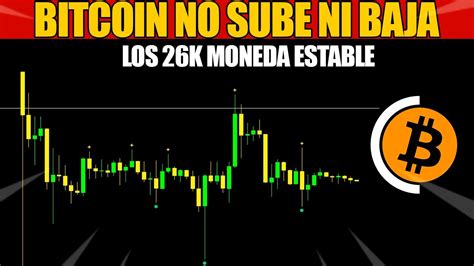 BITCOIN SIGUE EN 26K PRONOSTICO BITCOIN HOY ESPAÑOL YouTube