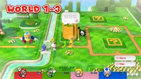 Super Mario 3D World | Interface In Game | Video game UI