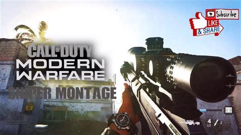 Call Of Duty Modern Warfare Sniper Montage Youtube