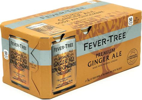 Fever Tree Premium Ginger Ale Ml X Cans Amazon Ca Grocery