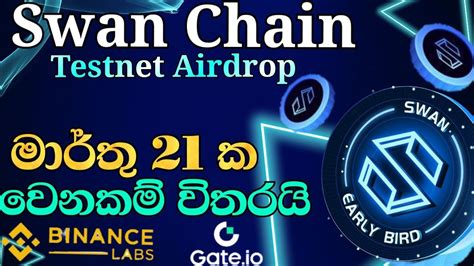 Swan testnet Free Airdrop sinhala අවධනයන බලවත අනවරයයන