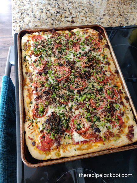 Sicilian Style Sheet Pan Pizza — The Recipe Jackpot