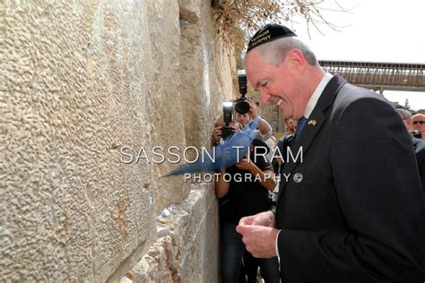 Governor Of The State Of New Jersey Phil Murphy Praying At The