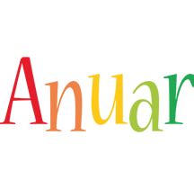 Anuar Logo | Name Logo Generator - Smoothie, Summer, Birthday, Kiddo, Colors Style