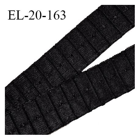 Elastique 19 mm bretelle et lingerie couleur noir brillant très beau