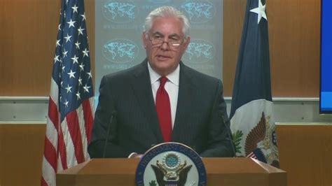 Tillerson Comments After Being Fired As Secretary Of State Youtube