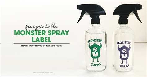 Free Spray Bottle Label Template Printable Templates