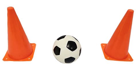 FOOTBALL CONES AND BALL CTN QTY 12 PCS - PlayTime Wholesale Ltd