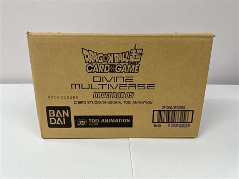 Dragon Ball Super Draft Box Divine Multiverse Case X Draft Boxes