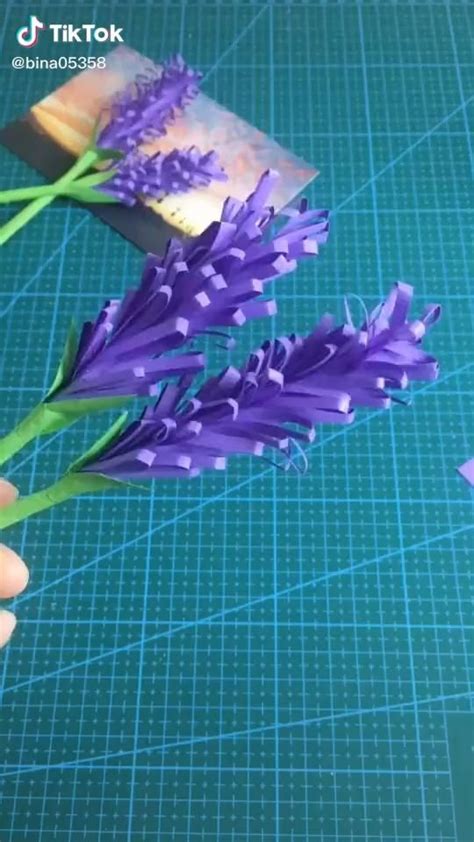 Origami Video Lavender Purple Paper Crafts Diy Origami Crafts Diy Crafts Paper Flowers