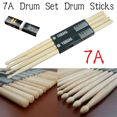 Professional Wooden Drum Sticks 5A 7A YAMAHA Oak Wood Drumsticks Set ...