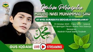 Live Streaming Pengajian Gus Iqdam Di Graha Tirta Sid Doovi