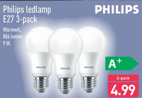 Philips Led Lamp Folder Aanbieding Bij Aldi Details