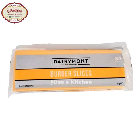 Jual Dairymont Red Cheddar Burger Slices Repack Pcs Shopee