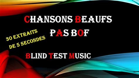 Blind Test Sp Cial Chansons Beauf Youtube