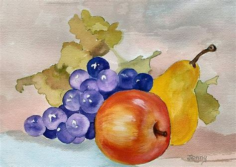 Watercolor Painting Fruit Still Life At Getdrawings Free Download