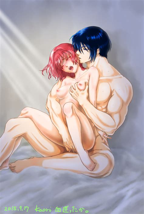 Rule 34 1boy 2015 Akatsuki No Yona Barefoot Bed Sheet Blue Hair Breast Grab Breasts Cao