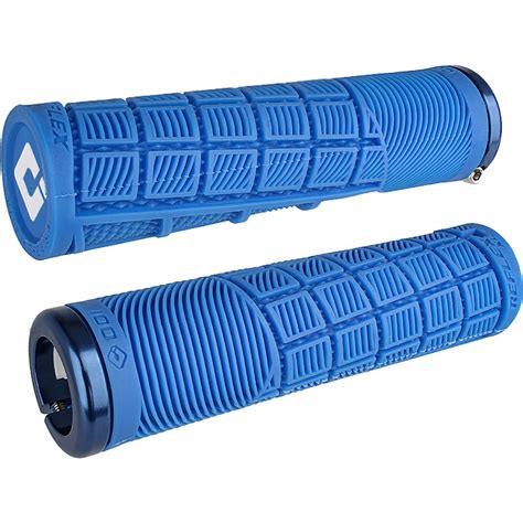 Empu Aduras Odi Grips Reflex Xl V Lock On Azul Con Abrazaderas