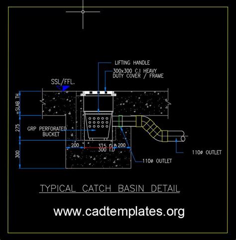 Catch Basin Blueprints