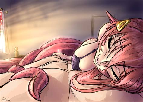 Miia Cuddling By Plasmidhentai Hentai Foundry