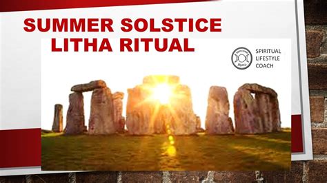 Summer Solstice Litha Ritual Youtube