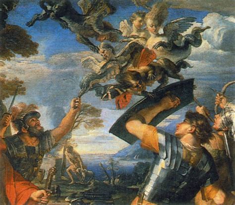 Aeneas and His Companions Fighting the Harpies Poster Print by Science ...