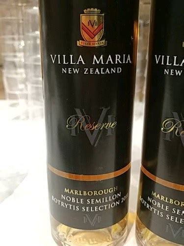 Villa Maria Reserve Noble Sémillon Botrytis Selection Vivino US